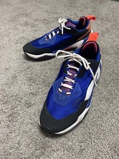 PUMA Thunder 4 Lite Men Run Active Gym Training Sneakers Sz 10 Blue Black White