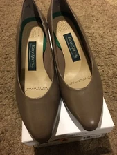 Easy Spirit Leather TIBURSTONE Derby Kid Dress Pumps Women's Size 7.5 D NEW