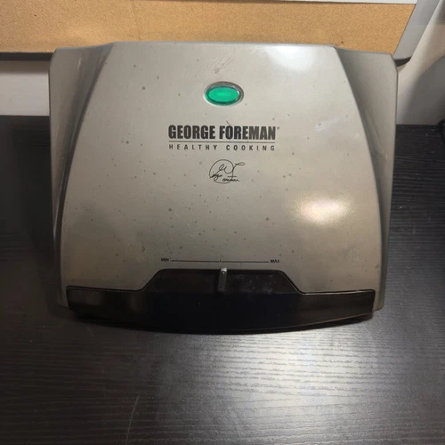 George Foreman Grill 5 Serving Large GR1080P Panini Press Gray