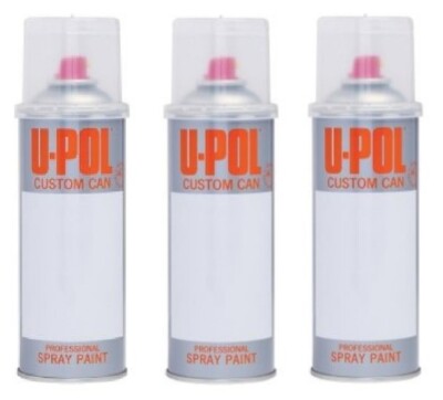 U-POL  Custom Can  UP0851 Solvent Based Fill-One Aerosol, 400 mL (3 Pack)