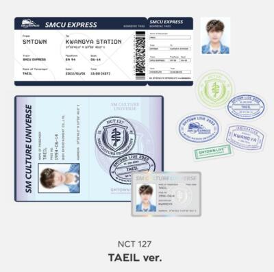 NCT 127 SMCU EXPRESS@KWANGYA OFFICIAL GOODS KWANGYA PASSPORT SET