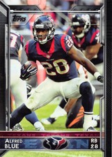 Alfred Blue 2015 Topps Football base card #59 Houston Texans