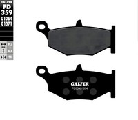 BremsbeläGe Galfer FD359G1054 Semi-Metall Hinten 9,8Mm FüR Suzuki GSR GSX-R