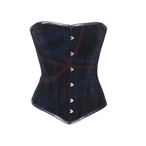 Makers of Dreams Corset Belt Small Black Velvet Chain Lace  display picture 1