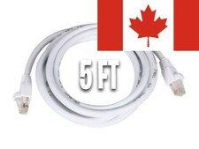 Rosewill RCAT5E-5WH 5 ft. Cat 5E White 24AWG,...
