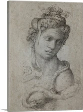 ARTCANVAS Cleopatra 1534 Canvas Art Print by Michelangelo