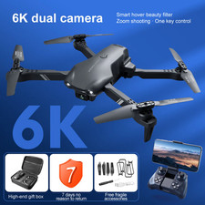 2026 3 Battery V13 RC Drone 6K HD Dual Camera WiFi FPV Foldable Quadcopter Camer