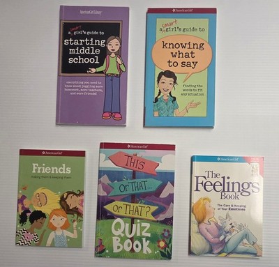 American Girl Smart Guides & More Lot 5 Books Middle School Feelings Friends