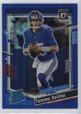 2023 Panini Donruss Optic Rated Rookie Blue Hyper Prizm Tommy DeVito #280 1d1c