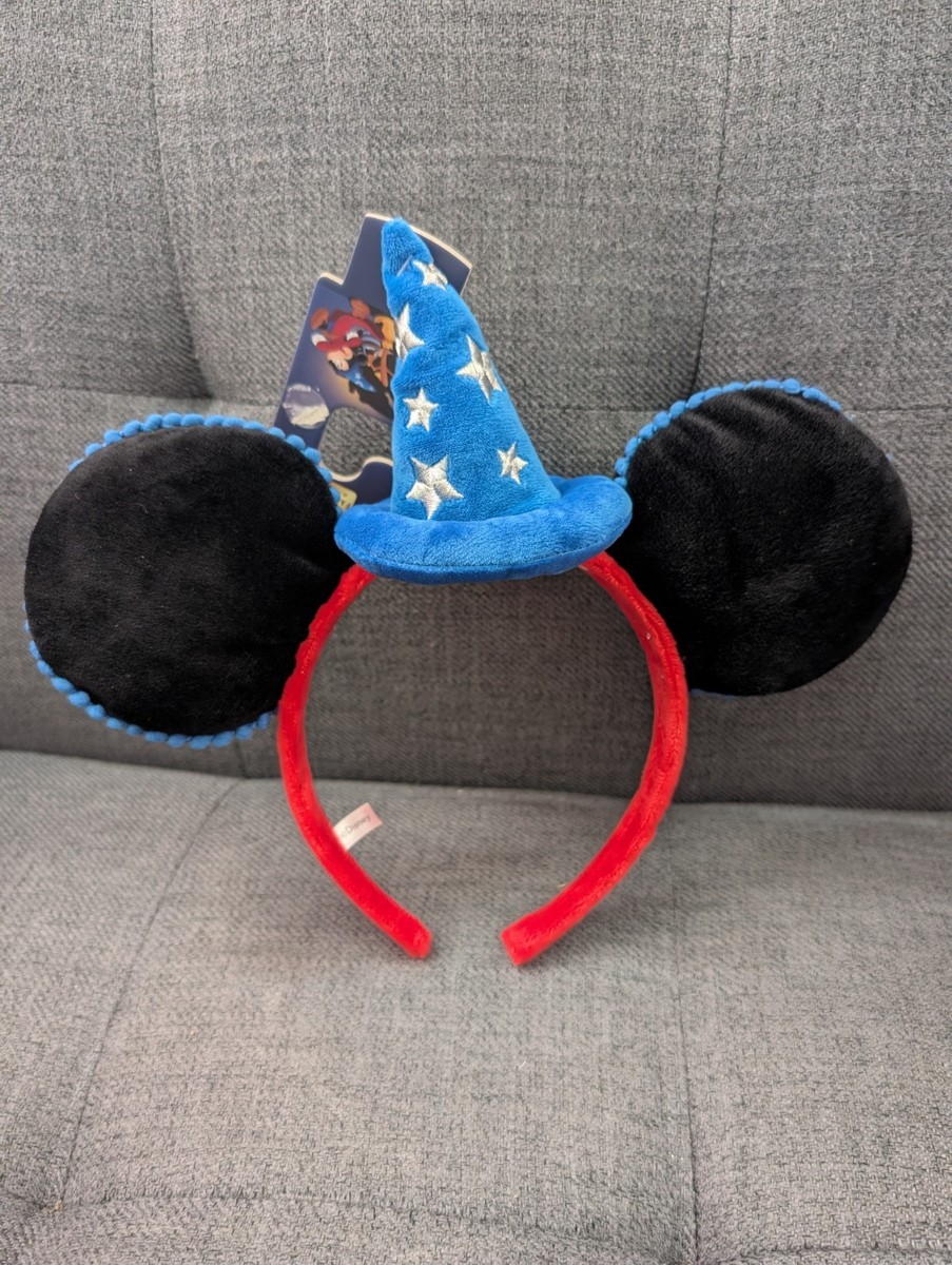 Disney Plush Sorcerer Fantasia Mickey Mouse Ears Headband  display picture 1