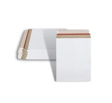 Rigid Self Adhesive White Mailers Size 12.75”x 15” Pack Of 50 Count