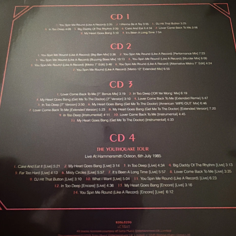 DEAD OR ALIVE - Youthquake (40th Anniversary Edition) 4 x CD edition  - Image 2 of 4