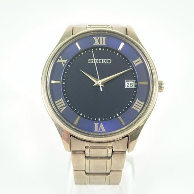 Seiko V157-0CZ0 Wristwatch Solar Quartz Analog Used From Japan