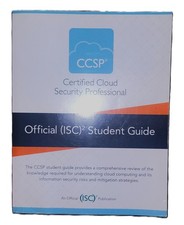 ISC2 Certified Cloud Security Professional, CCSP Student Guide 3rd Book