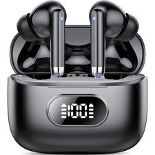 Wireless Ear Buds, Earbuds Bluetooth 5.3 Headphones 60H Playtime LED Display, Hi