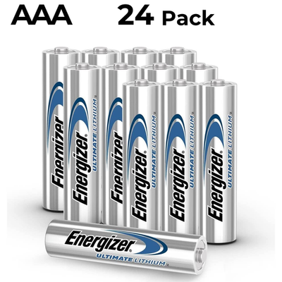 #ad Energizer Ultimate Lithium AAA Batteries 24 Pack Expire 2050 NEW Bulk OEM $30.99