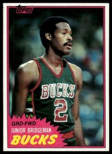 1981-82 Topps #MW97 Junior Bridgeman