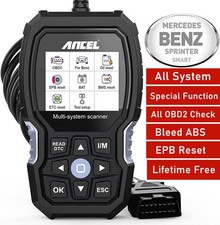 Full System Car Obd2 Scanner For Mercedes Benz Automotive Code Reader Bms Reset