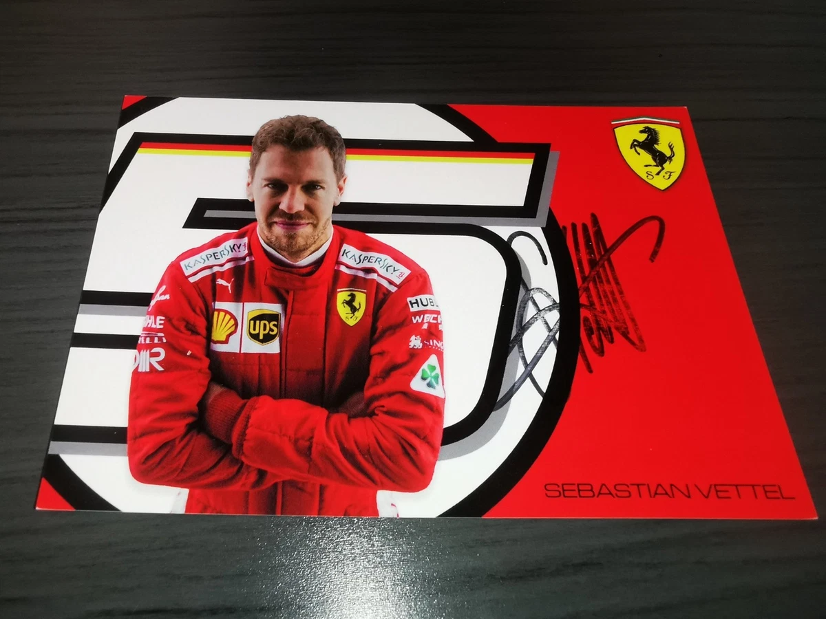 Sebastian Vettel Formula 1 Original Autographed Items for sale | eBay