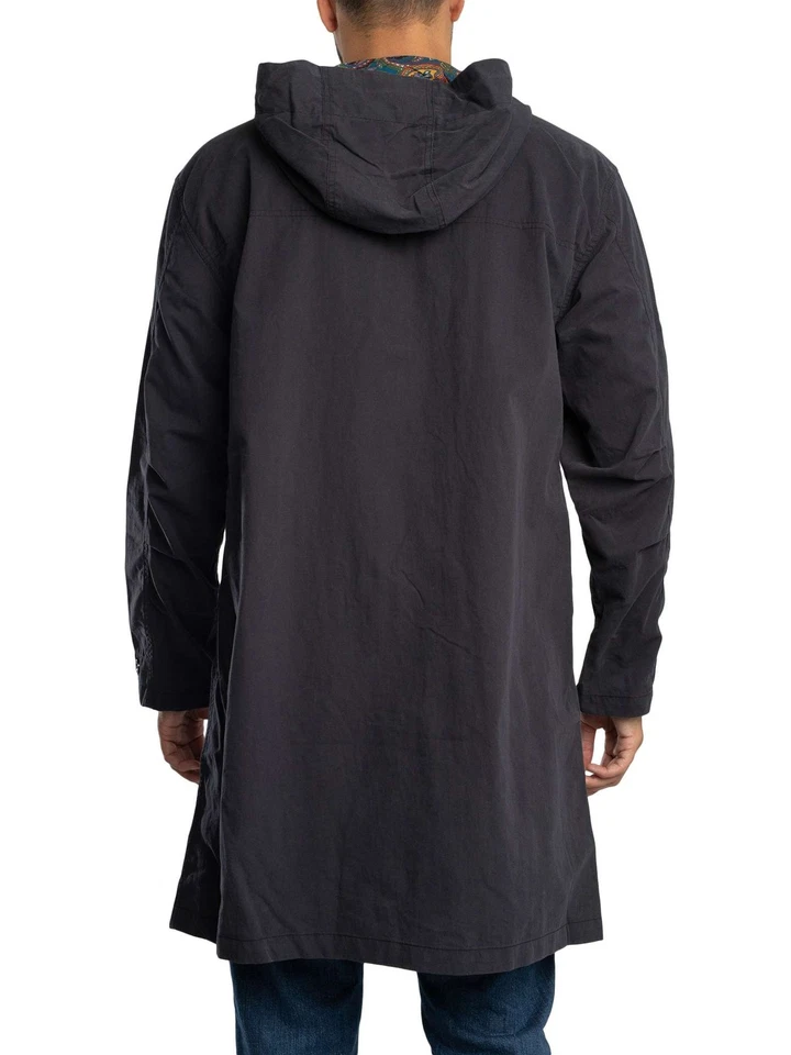 Pretty Green de los hombres Chaqueta parka Feltham, Negro - Imagen 3 de 4