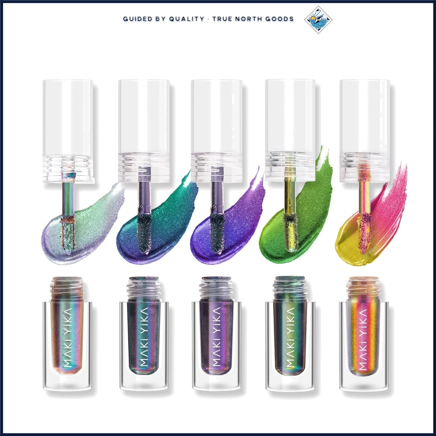 High Pigment Liquid Eyeshadow, Nourishing Formula with Cosmetic-Grade Glitter