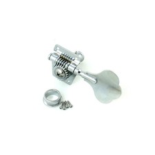 1x Universal Bass Guitar Tuners Tuning keys Head Peg,Open Gear/Right/Chrome