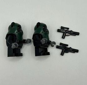 Lego Star Wars Minifigure Lot of 2 Ewok Tokkat 7956 (As-Is)