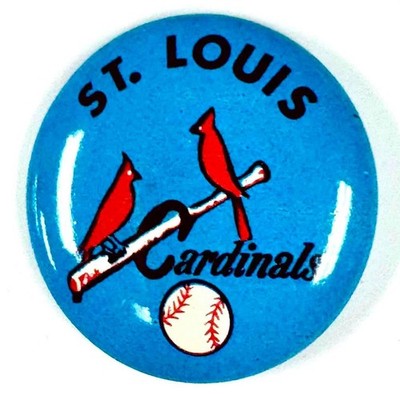 vintage 1960's St Louis Cardinals MLB Baseball pinback Button Pin 1968 Rold Gold