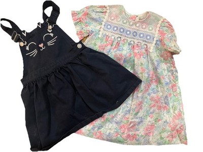 Lot of 2 Dresses Size 3 and 4-5 by Sara Foo and LC Waikiki. Excellent Condition