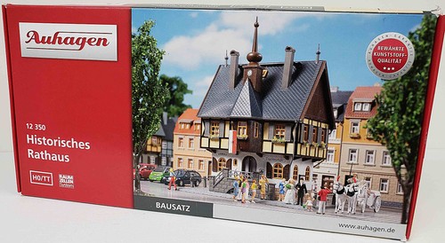 KIT de plástico Auhagen #12350 HO escala 1/87 3 pisos histórico ayuntamiento Marklin | Zustand: New