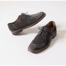 Alden Shoes Mens Sz 11.5 Brown Suede J.Crew Split Toe Bluchers Brown USA Made