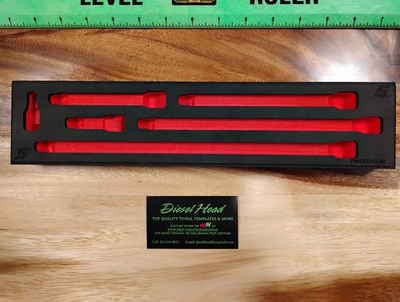 #ad #ad *NEW* Snap On Tools FM106EX01BR 6 Pc Extension Foam Tray In RED FREE SHIPPING $99.99
