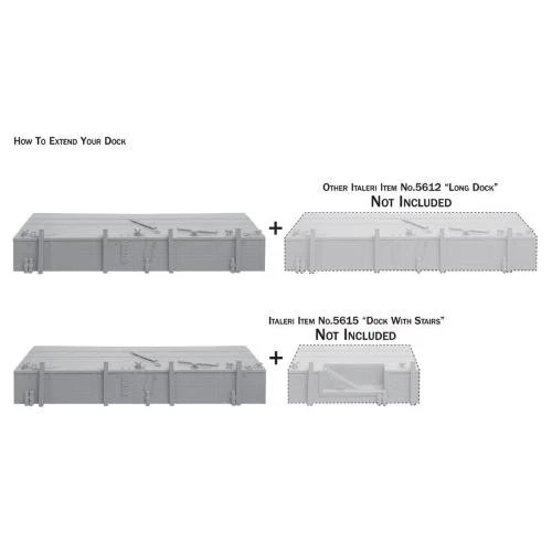 1:35 Italeri Long Dock KIT IT5612 Modellino - Immagine 3 di 4