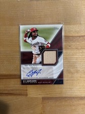 2026 Topps Series 1 CJ Abrams Major League Material Game Used Auto Relic Card