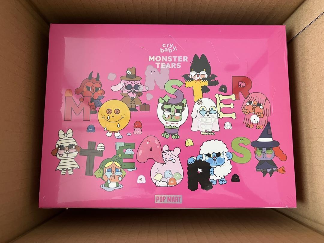 POP MART Crybaby Monster Tears Series Blind Assort Box Authentic Halloween NEW