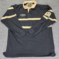 Guinness Rugby Shirt Men’s XXL Dublin Ireland 1759 Long Sleeve Black Striped