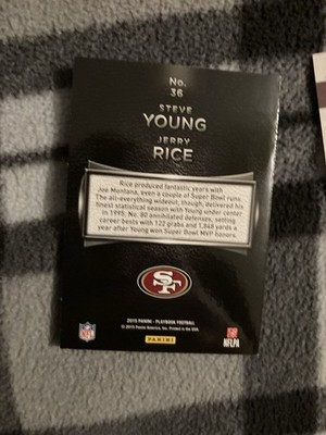 2015 Panini Playbook - Jerry Rice, Steve Young #36 /199