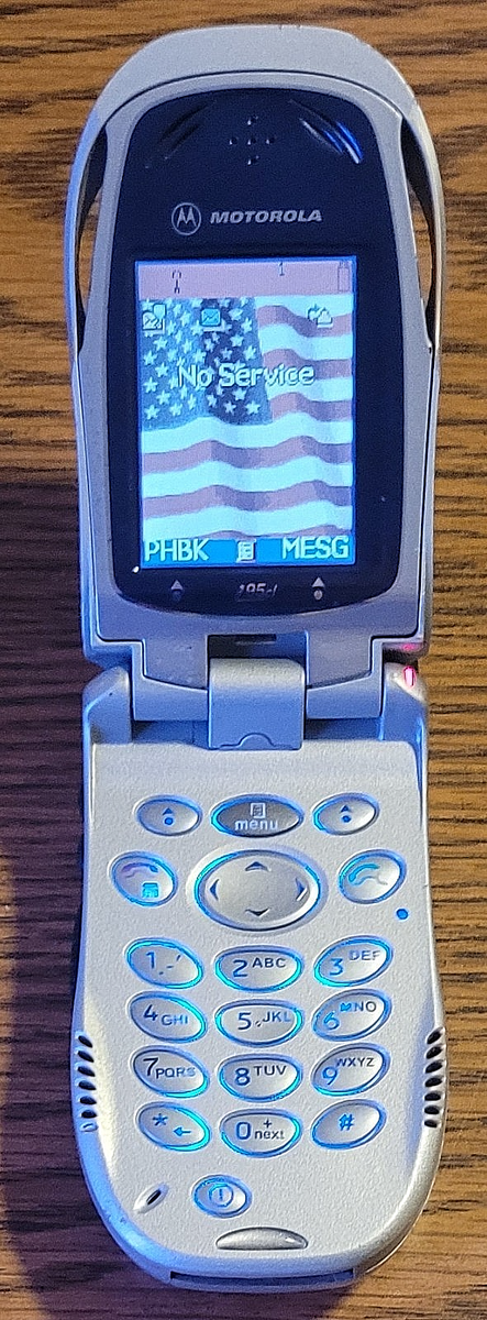 Motorola i series i95cl - Gray and Blue ( Nextel ) Very Rare Color