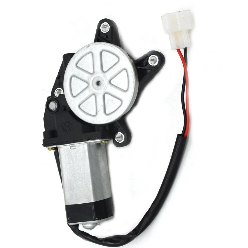 12V Electric Car Window Lifter Motor 4 Holes Flat Axis Left & Right Gear - Image 2 of 4