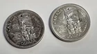 Lot Of 2 1958 Silver Dollars Canada British Columbia 1858