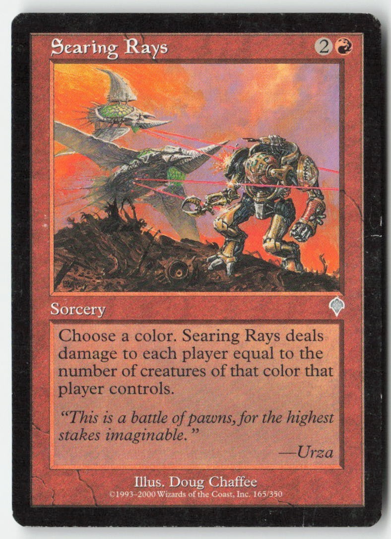 Searing Rays 165 INV Regular - MP Uncommon