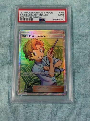 Bill's Maintenance graded PSA 9 for sale on eBay