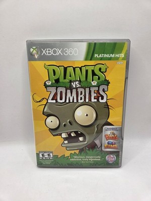 Plants Vs Zombies Xbox 360 Platinum Hits - CIB Complete In Box Resurfaced Tested
