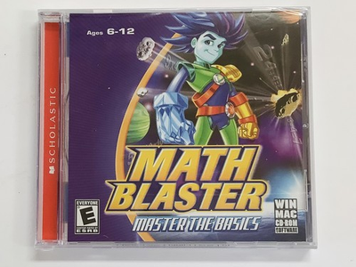 #ad quot;BRAND NEWquot; Math Blaster: Master The Basics Win Mac Ages 6 12 FACTORY SEALED $17.99