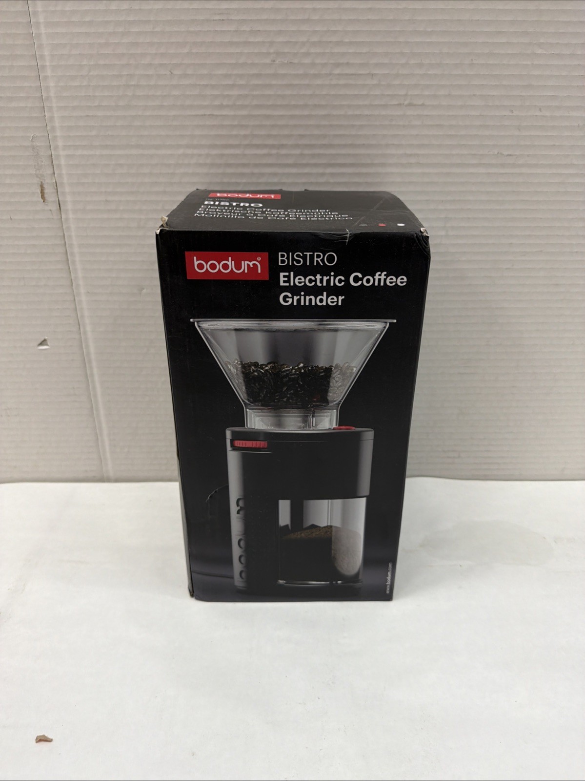 Bodum 11750-01US Bistro Burr Electric Coffee Bean Grinder w 