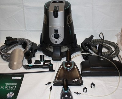 Roboclean SPLUS 114K  900Watt  mit Klopfbürste EBK341 und Sprüh-Extraktionskit.