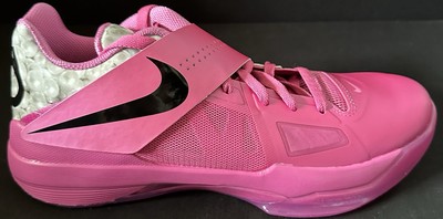 Nike Air Zoom KD 4 Aunt Pearl Men Basketball Shoe Pink Men Sz 7.5 New HF9098-600