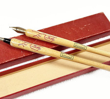 Lou Costello Who’s on First Batters Up Pen & Pencil Set w/ Box Universal Vintage