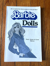 Barbie Dolls 1982 Illustrated Price Guide Paperback Book Paris Susan Carol Manos