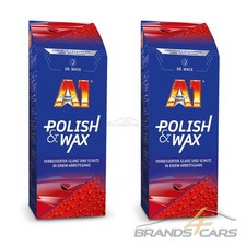 DR WACK 2x 500ml A1 POLISH & WAX WACHS LACKSCHUTZ VERSIEGELUNG AUTOPOLITUR 52294